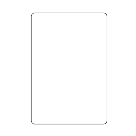 Nevs Intravenous Bag Label, Removable Thermal Transfer 5-7/8" x 4" White PTT-5784R